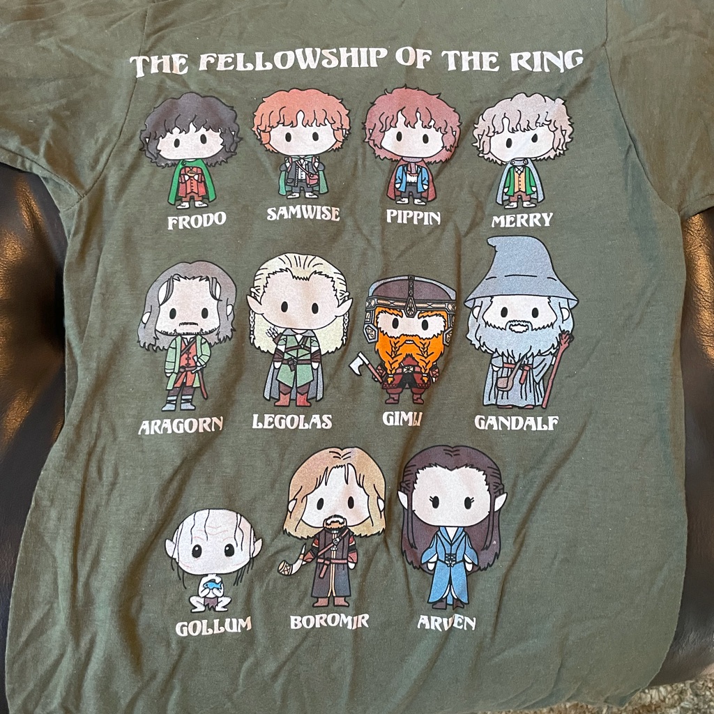 The Fellowship Of The Ring TShirt Brand New The Fellowship Of The Ring TShirt Brand New